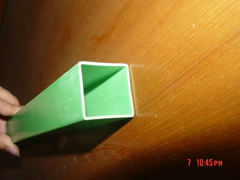 Rectangle ABS HDPE PP Pipe Square Tube