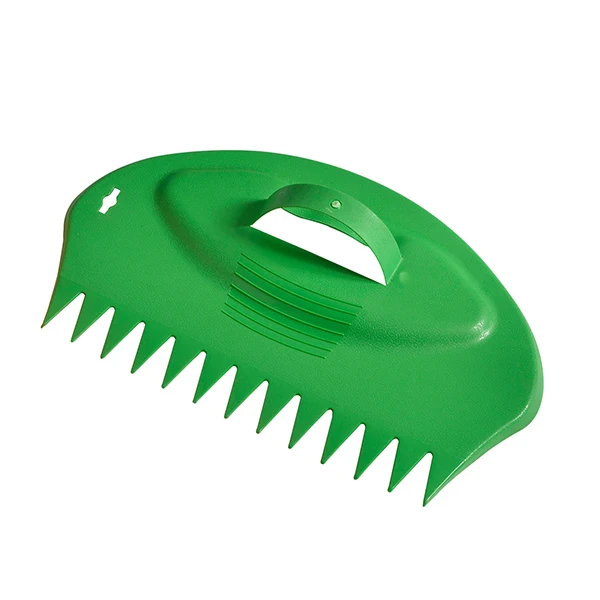
Garden green plastic hand leaf scoop leaf collector and grass bear claw rake 