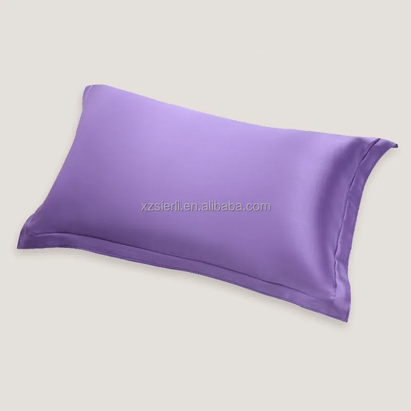 Anti Acne Queen Size Natural mulberry silk 2 Inches flange Silk Pillowcase silk pillow cover