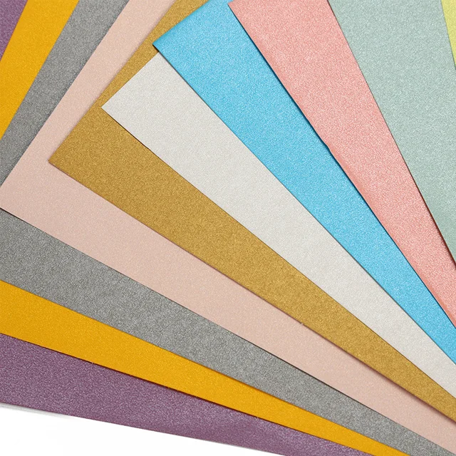 110gsm 120gsm 200gsm 250gsm 300gsm 350gsm Sparkle Flash Pearl Shimmer Paper Special Cardboard for Luxury Packing