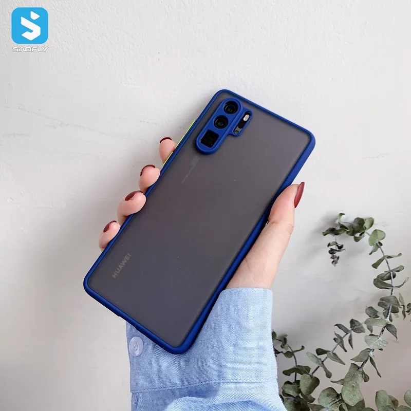 Hot sale phone accessories TPU PC Matte phone case for IPhone for Samsung for Huawei P30 Pro