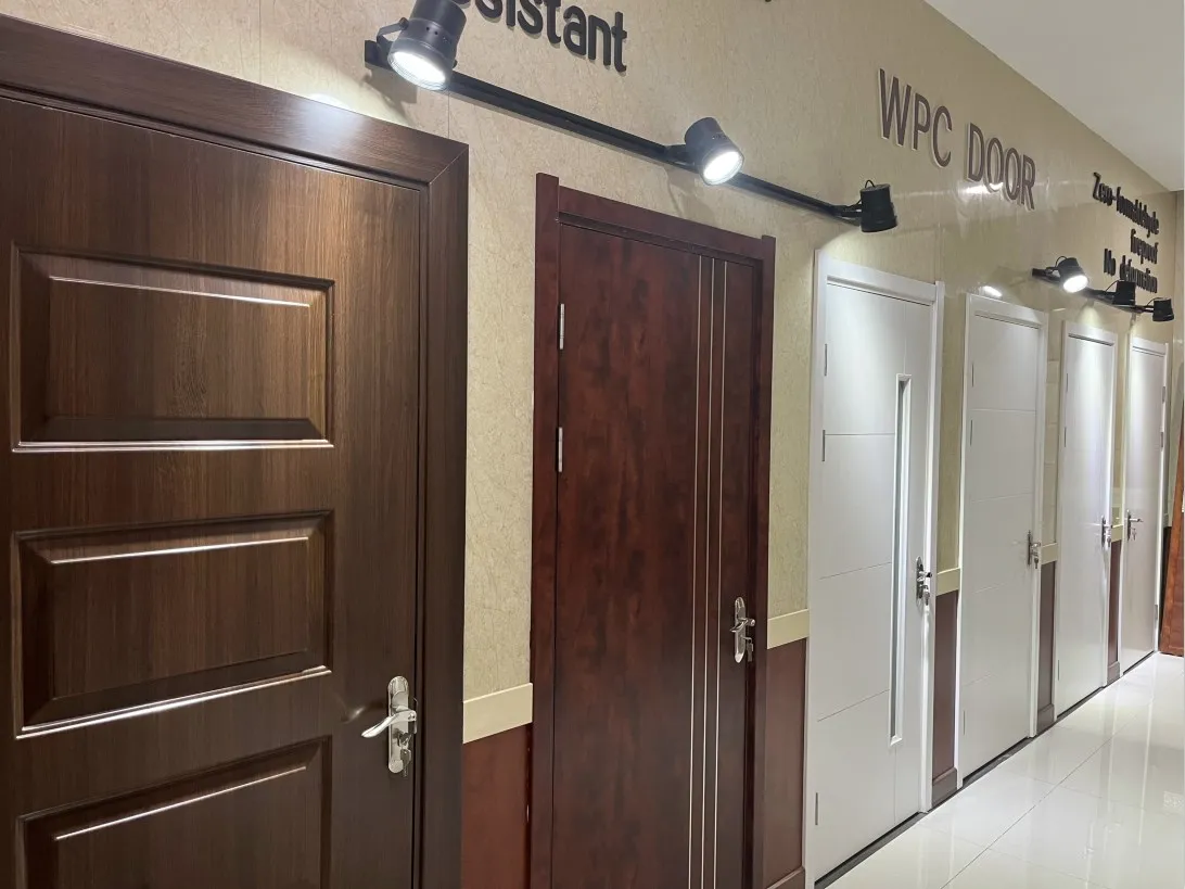 Waterproof Cheap honeycomb paper door WPC skin door like wood door for interior use