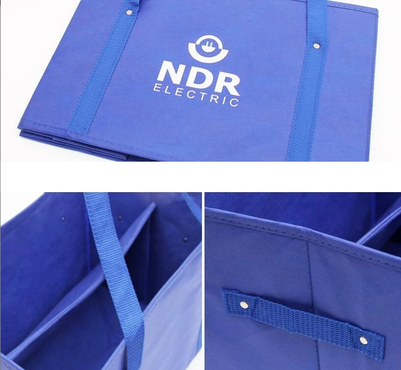 Premium Quality Heavy Duty Foldable Grocery Bag with Extra Long Handles Large Reusable Grocery Shopping Box Bags