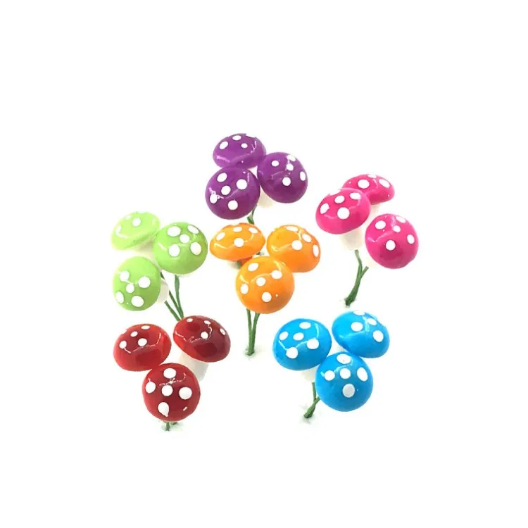 Миниатюры искусственных мини-грибов, фея, сад, мох, Террариум, поделки, украшения, ставки для дома