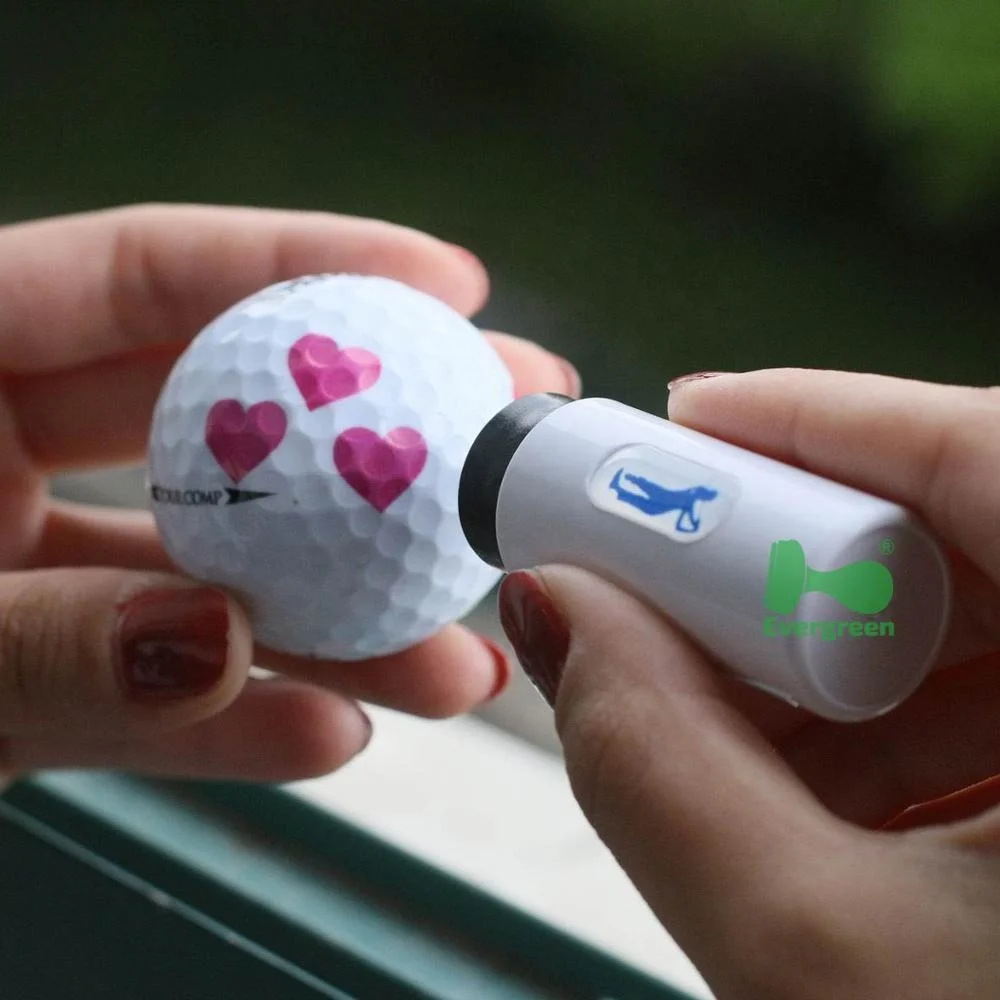 Permanent Ink Golf Ball Stamp Multi Surface Stamper