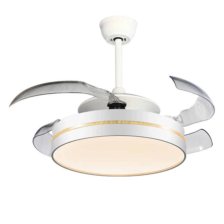 Fengyun 110-220V 42 inch home smart decorative remote control  ceiling fan with light