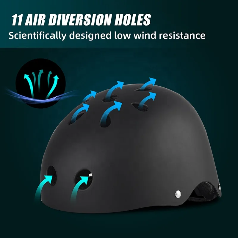 
Lightweight Breathable Protectors Head Adjustable kids adults cycling mtb bicycle bike electric scooter Skateboard safety helmet 