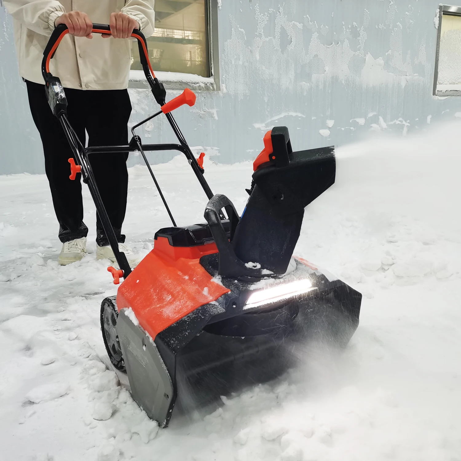 VERTAK cordless snow removal machine snow blower home use 40V double pack battery brushless electric snow blower
