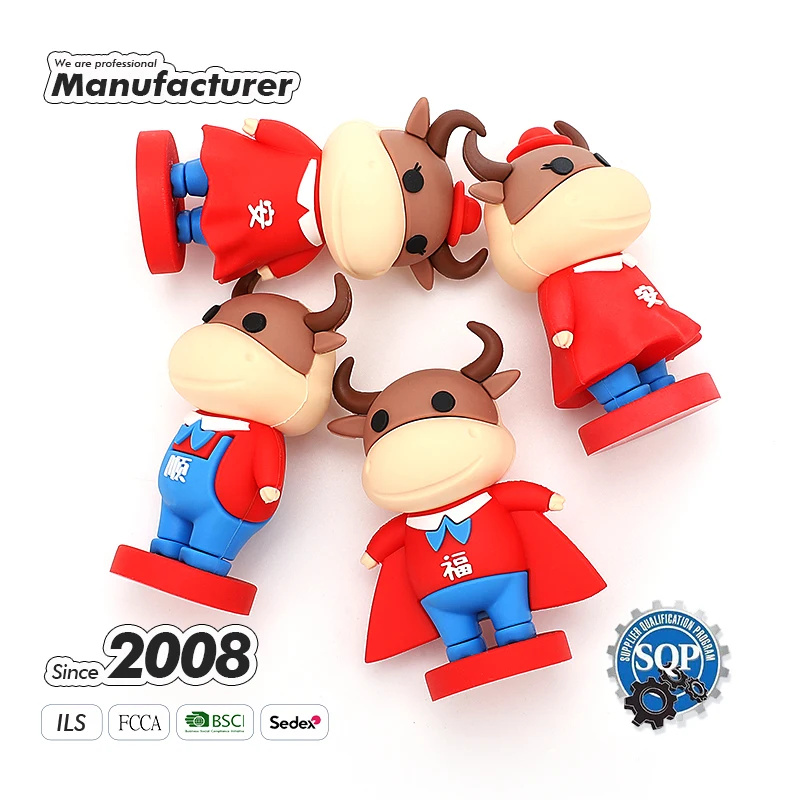 Custom 3d Figure Doll Manufacturer High Quality Action Cheap Pvc Anime Cartoon Character and Toy Figures