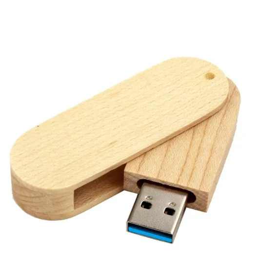 Оптовая продажа, дешевый деревянный Элегантный Деревянный колье, Usb флэш-накопитель 3,0 4 ГБ 8 ГБ 32 ГБ 64 ГБ 128 ГБ Usb 3,0 флешка, деревянный поворотный бамбуковый