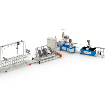 Fully Automatic DTY Spiral Paper Tube Making Machine DTY Tube Production Line with  Drying Room