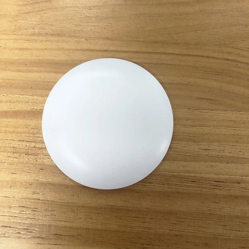 Mini Magnifying Portable Hand Pocket Makeup Mirror White Round 5x Magnification Mirror For Face Lip Make Up