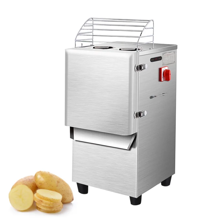 Factory price stainless steel commercial vegetable cutter electric 1500W vegetable fruit cutting machine