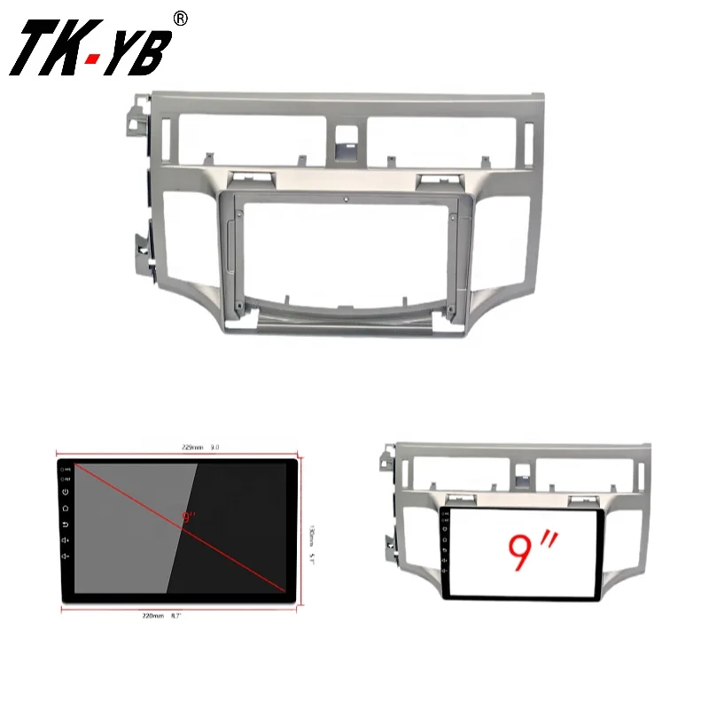TK-YB для Toyota AVALON 2006-2011 9 дюймов автомобильные аксессуары интерьера Навигация Рамка приборной панели Установка отделка