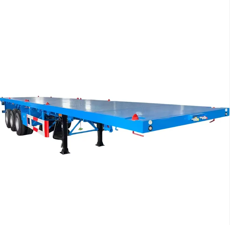 2024 Hot sale 3Axle 4 Axle 40FT Container Shipping cargo Trailers Flatbed semi trailer