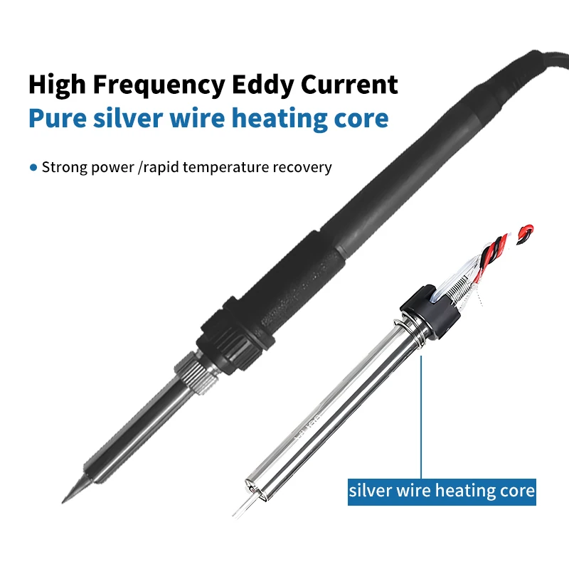 High Quality ST203H 90W LCD Display Intelligent Lead-free New Soldering Iron Station for Professional Repairing Working