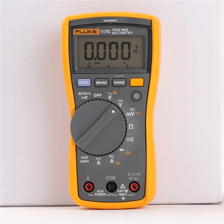 550g Weight Three years Warranty Fluke 117C AutoVolt automatic ac/dc voltage selection  HVAC Multimeter