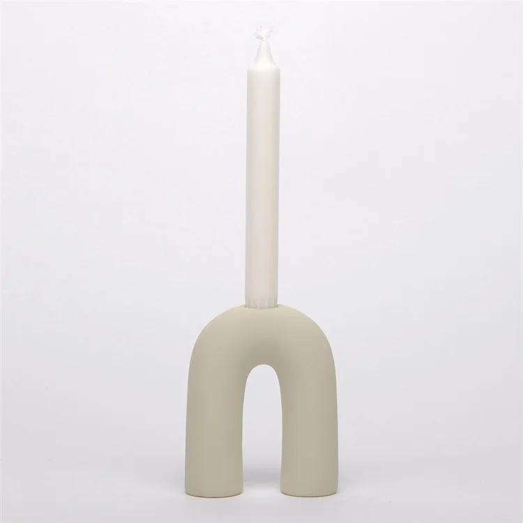 Nordic custom geometric home decorative candle holder matte candlestick candle holders for wedding party