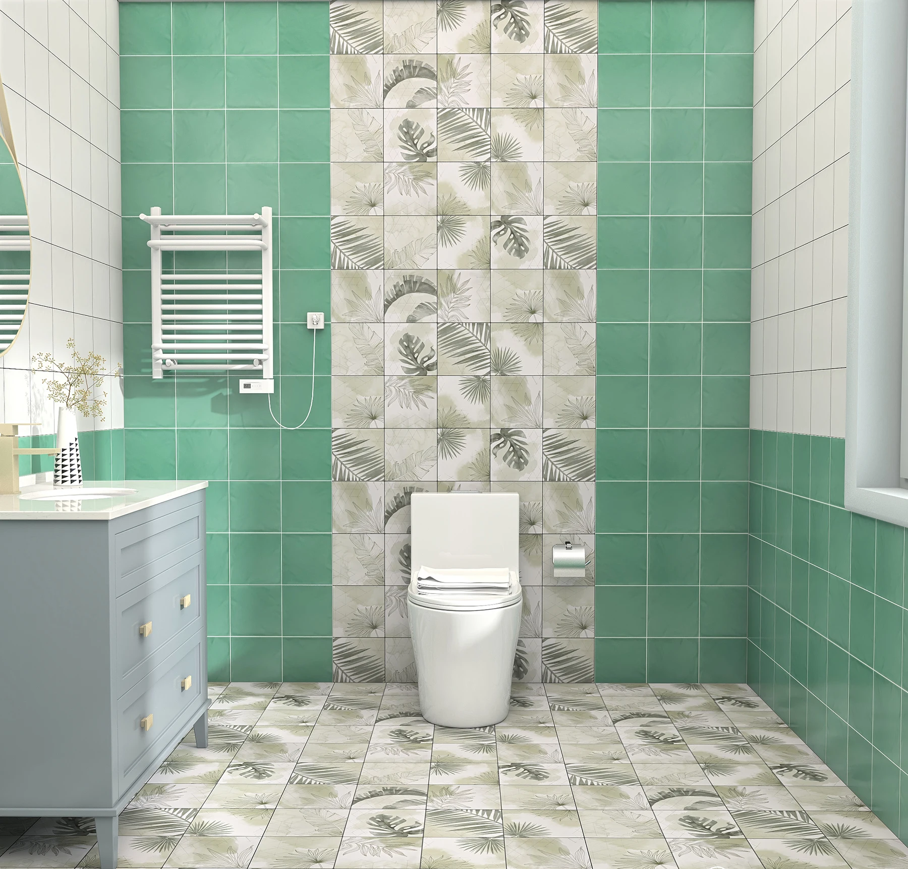 3D inkjet superior subway tile wavy edge surface kitchek bathroom home decoration cermaics tiles