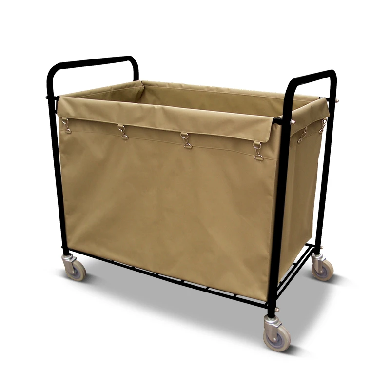 Quadrate commercial laundry cart linen trolley