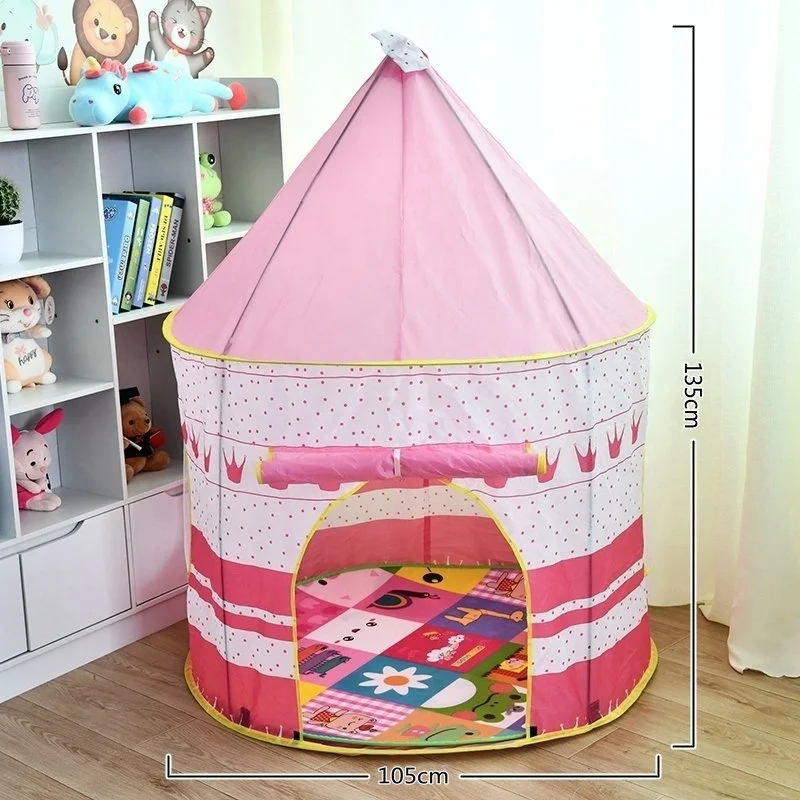 JWS-017 Wholesale indoor outdoor princess castle tent baby play house tent for kids