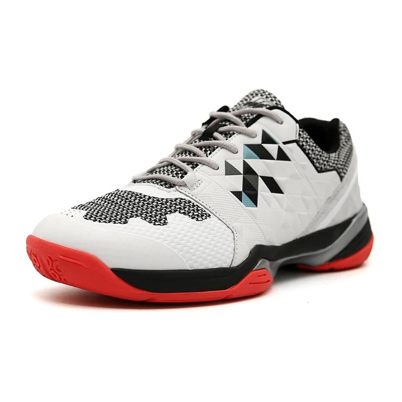 
Unisex Stock Tennis Shoes Elastic Force Sole Badminton Shoes Wear-resisting Volleyball Shoes 