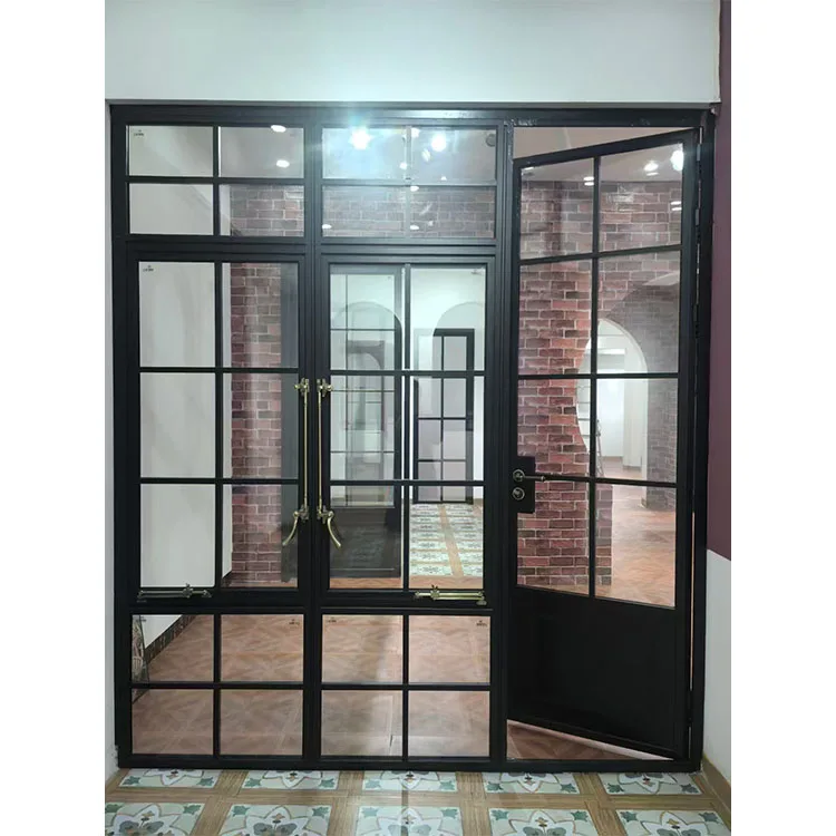Security door design, courtyard swing door, aluminum alloy glass home door