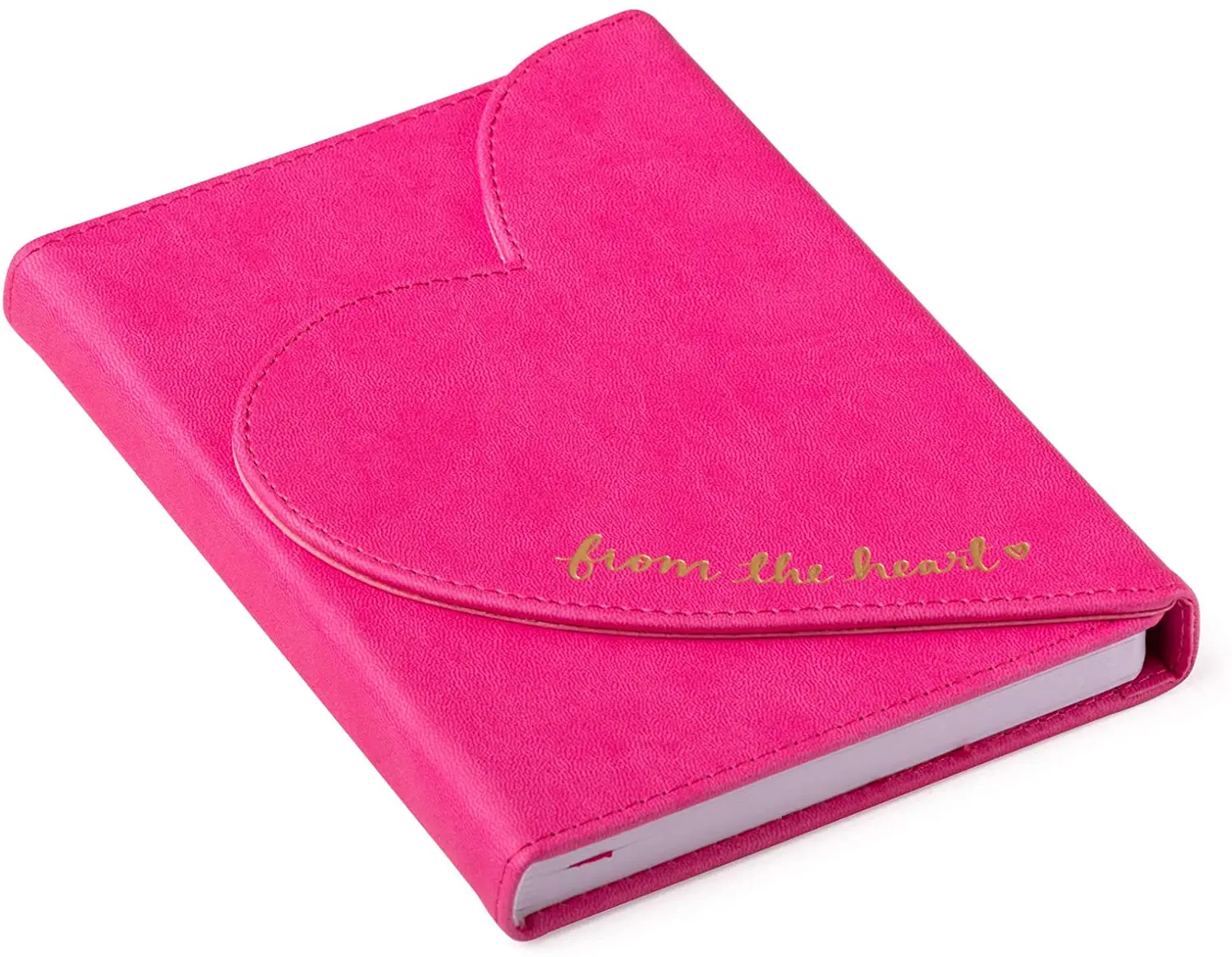 Custom Hardcover Notebook portable Journal  Love Notebooks With Magnetic Heart Flap