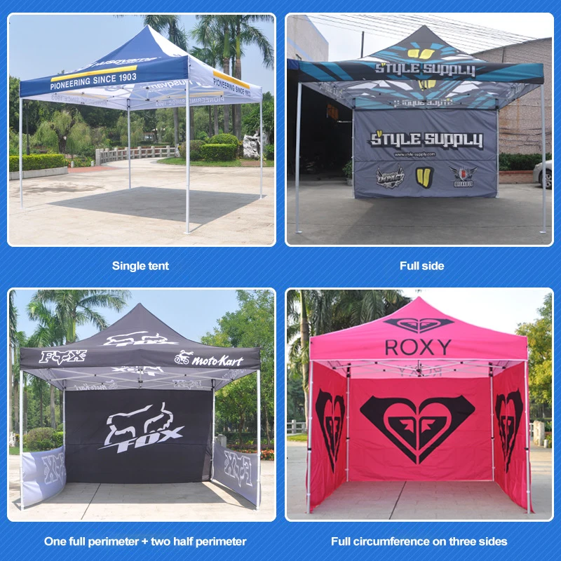 2.5x2.5M High Quality Outdoor Waterproof Exhibition Advertising Promotion Events Folding Canopy Tent From China