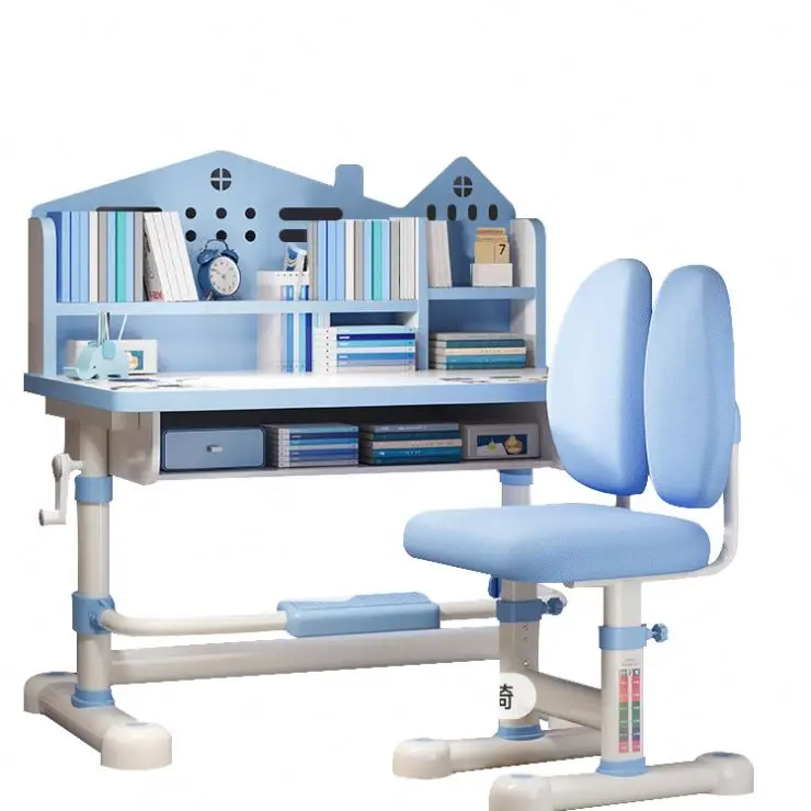 Large Height Adjustable Study Desk Writing Reading Children Girl Wholesale Ergonomic Table