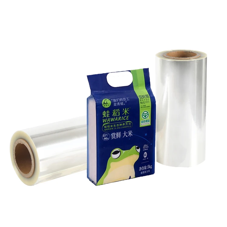 Bopp Laminating Film Roll Form Printed Moisture Proof Customized Plastic Laminated Film