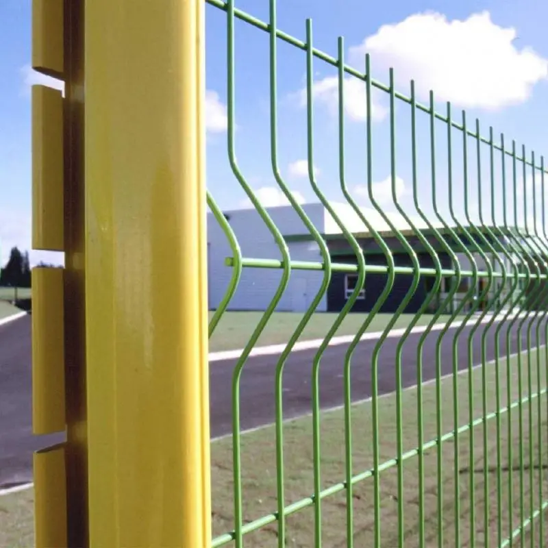 Decorative Galvanized Pvc Coated 3d Curved Wire Mesh Fence Panels Garden Fence Aluminum 3d Mesh