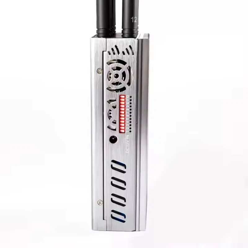 Portable Can Customized 12 Antenna Mobile Phone gsm DCS 2G 3G 4G 5G GPS WIFI Lojack Signal Detector With Nylon Cover