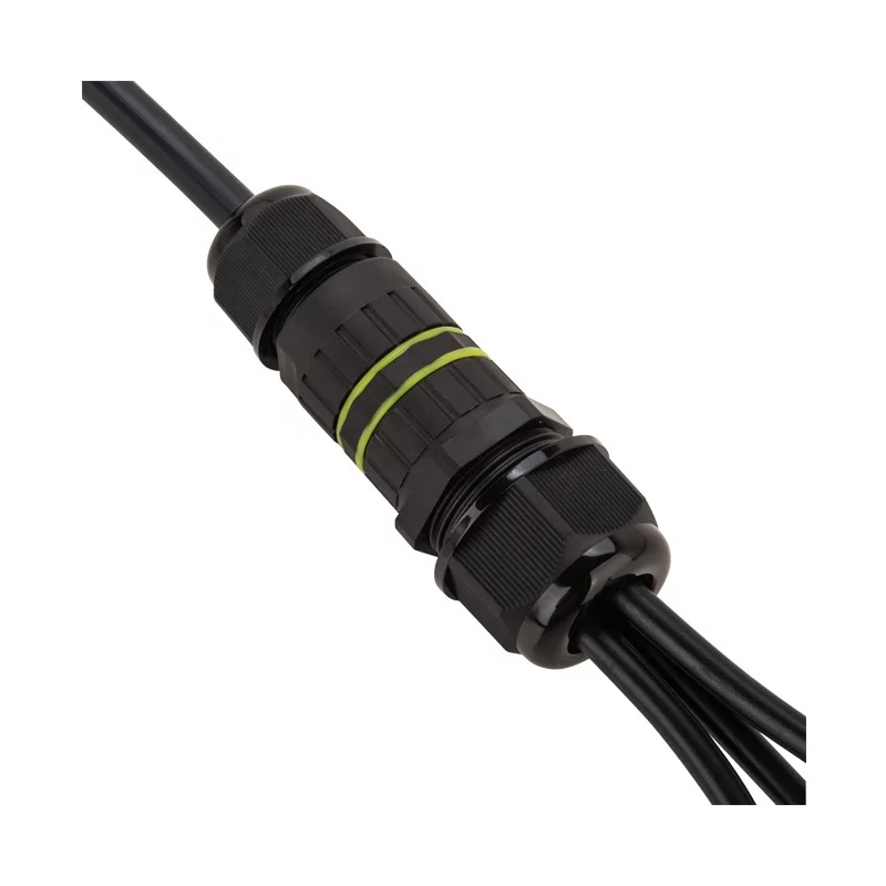 Нейлоновый винт M25 PA66, круглая Светодиодная лента IP68, 1 в 3 выхода, кабель, водонепроницаемый электрический разъем, 3 контакта, 4 контакта, 5 контактов