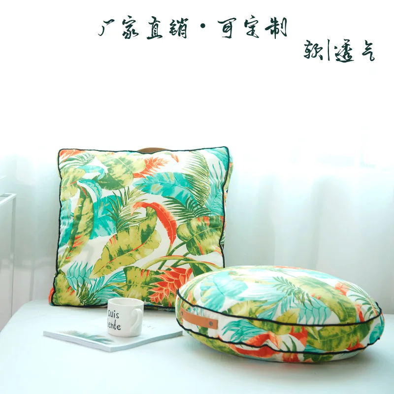 
Wholesale vintage Digital Print Home Decorative Washable Chair Sofa Seat Cushion Pillow Cover 