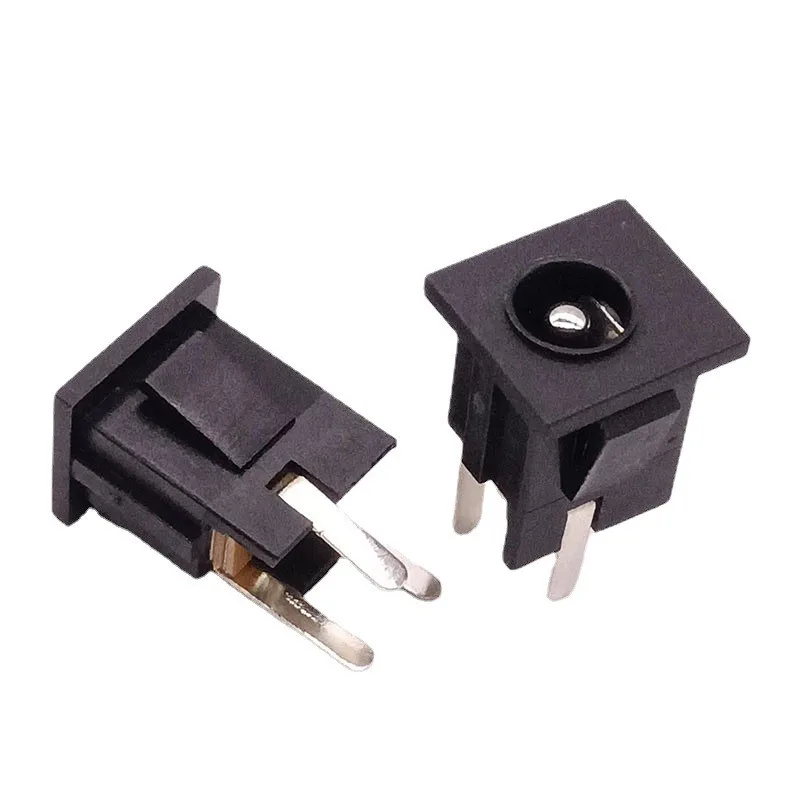 DC-068 3 pin vertical DIP DC power jack socket connector 5.5*2.1/2.5 5521 5525 DC female socket dc068