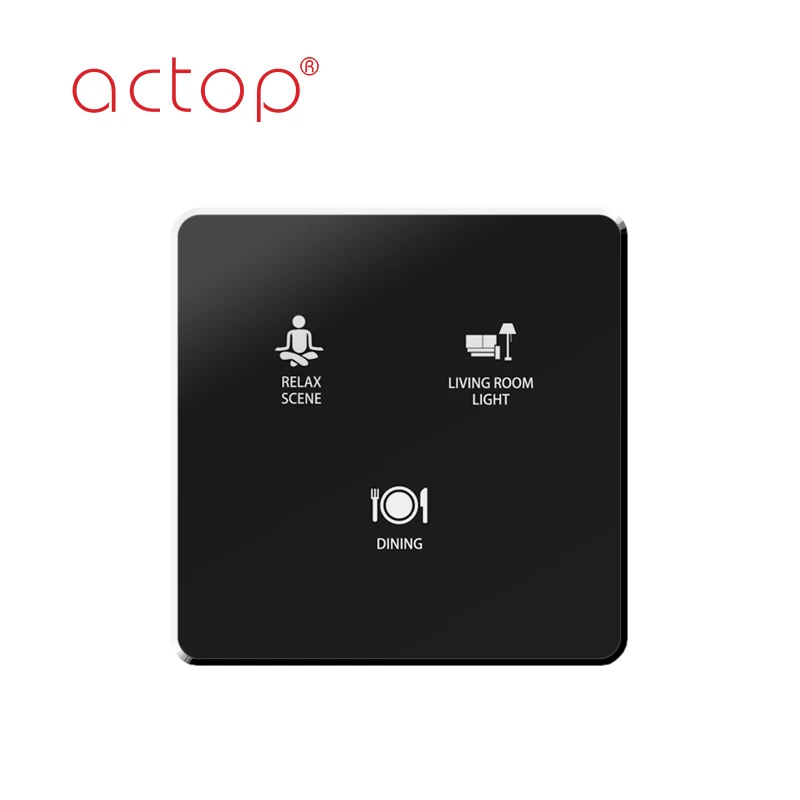  ACTOP новинка 2019 года Современное украшение для дома настенный сенсорный выключатель умного Zigbee