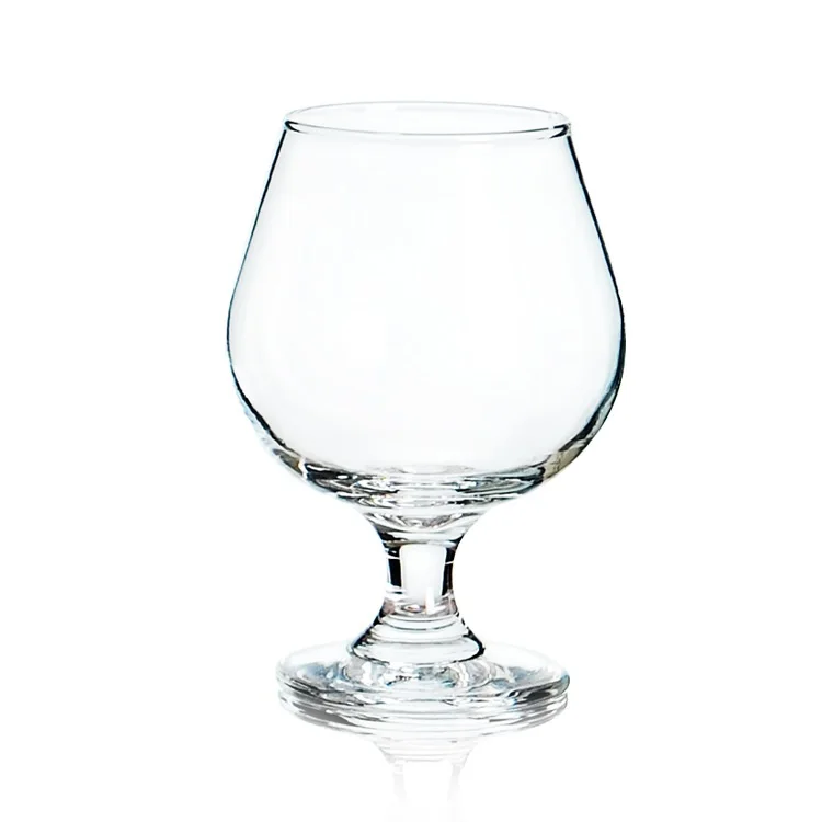 Manufacturer Of 340ML Short Feet Brandy Snifter Glasses Brandy Glass Bottles Cognac Brandy Glass
