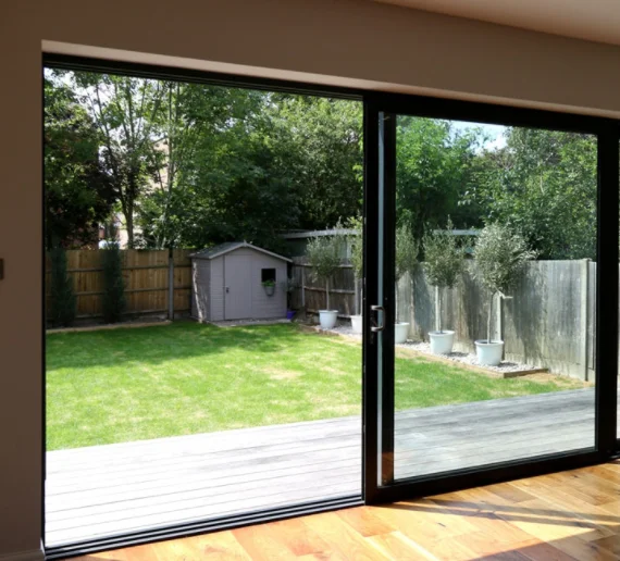 Thermal broke window aluminum sliding hurricane impact