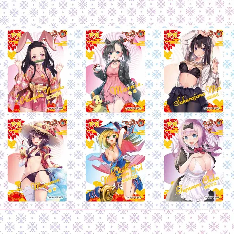 Wholesales Anime beauties A Goddess Story Collection Cards Sexy Swimsuit TCG PR Girls Bikini Goodliness Table Playing Game Boa