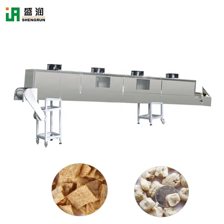 Twin Screw Full Automatic Tvp Textured Soy Protein Extruder Soya Protein Making Machine Production Line