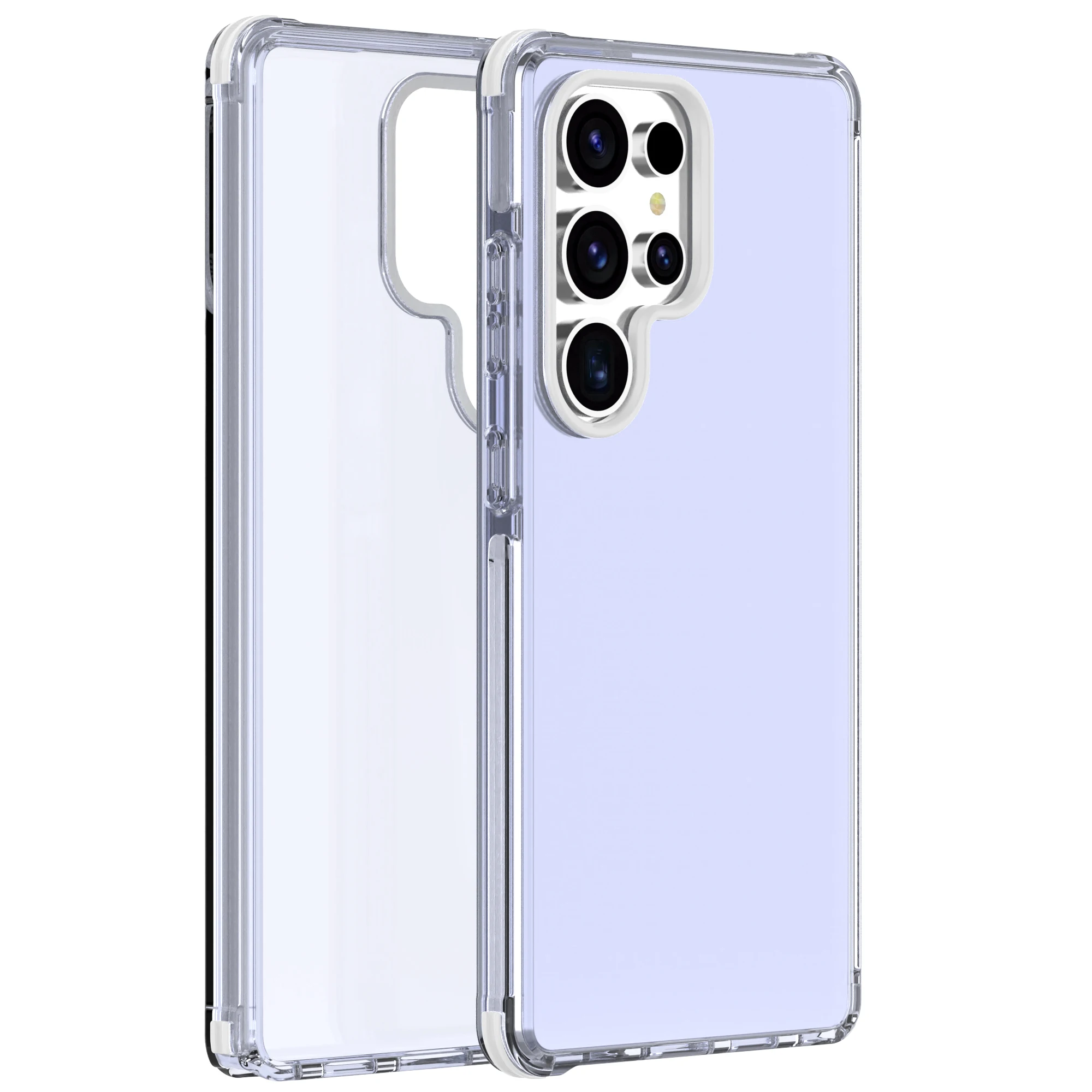 Мягкий прозрачный противоударный чехол для телефона Samsung S24 S25 Plus