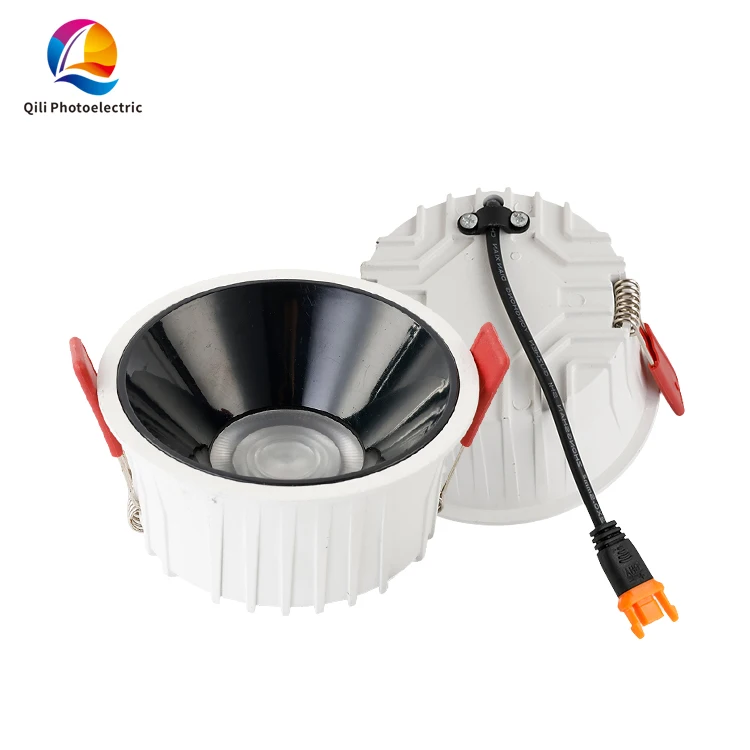 7w/12w/15w/24w Die-Cast Aluminum Anti Glare Hidden Indoor Lighting Ceiling COB Recessed Spot-it Led Downlight For Commercial