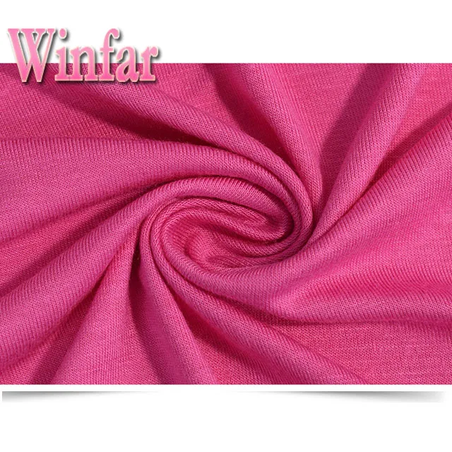 wholesale ready to ship plain dye manufactures single jersey knit rayon fabric