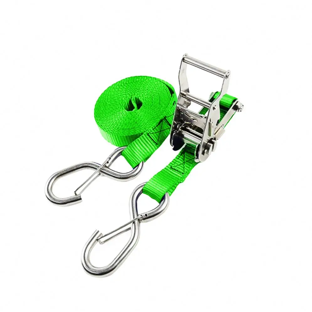 Dirt Bike Ratchet Straps 25Mm Rubber Protector Cam Buckle Strap Rope Tie Down Straps