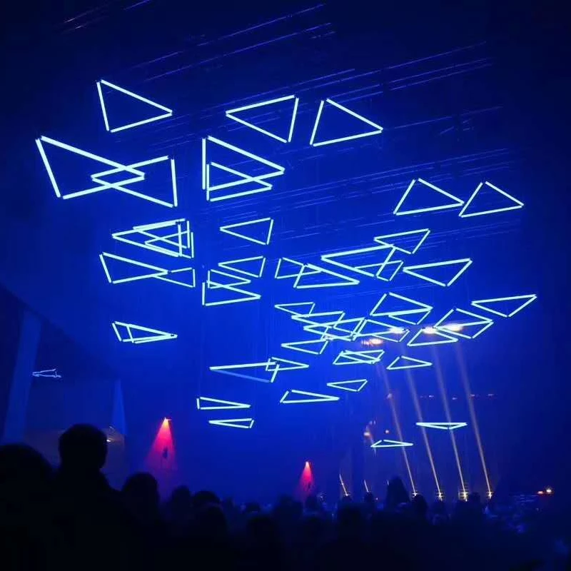 360 degree Vertical rgb colored pixel led tube light DJ LED Light bar