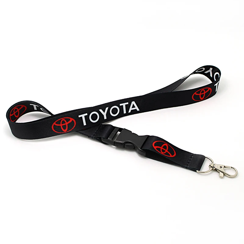 ID Card Holder Accessory Customized Printing Logo Keychain Long And Short Neck Lanyard