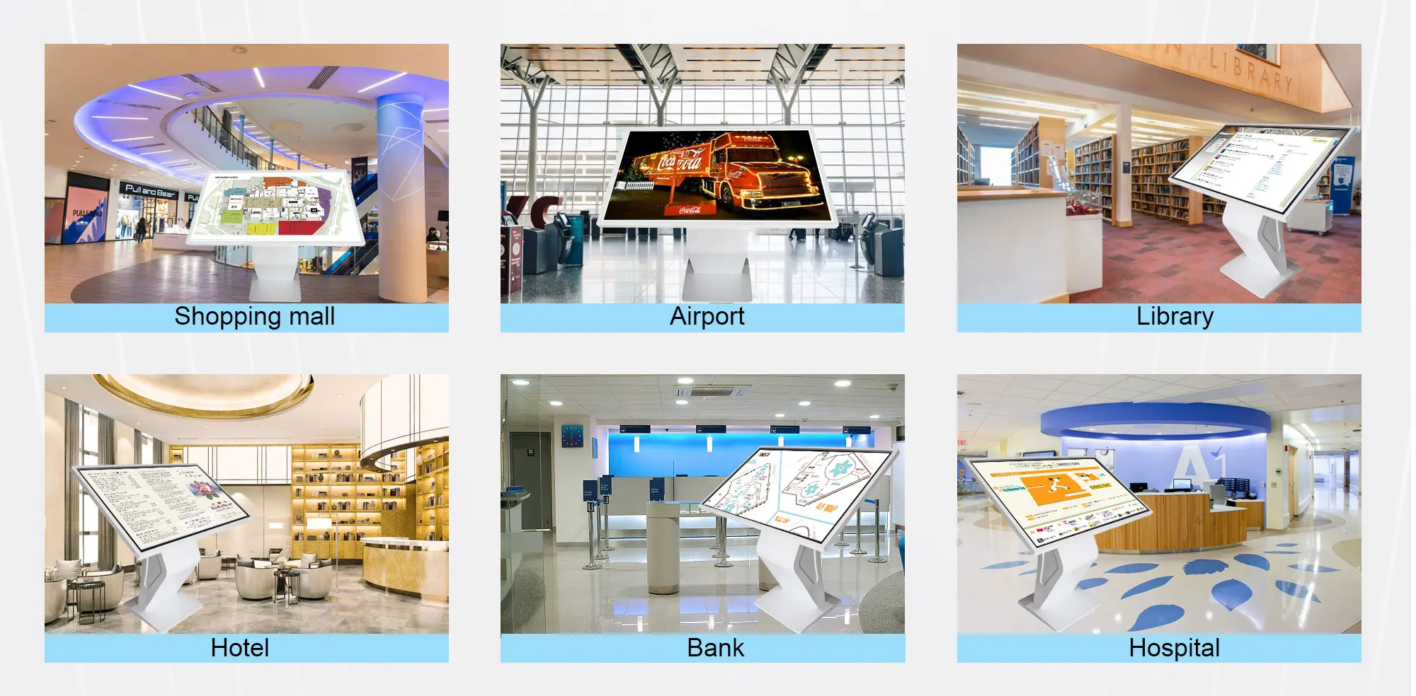 High Quality 55-Inch LCD Touch Screen System Terminal Multi-Function Floor Standing Mirror Photo Booth Kiosk for Subway Use