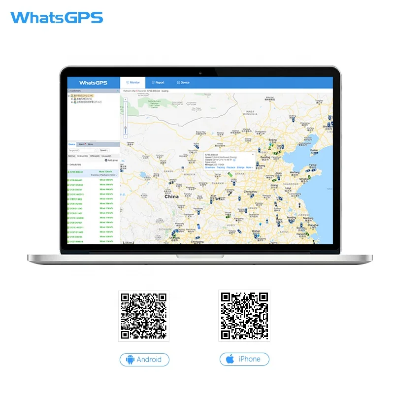 Система GPS отслеживания мобильного ассета с бесплатным программным
