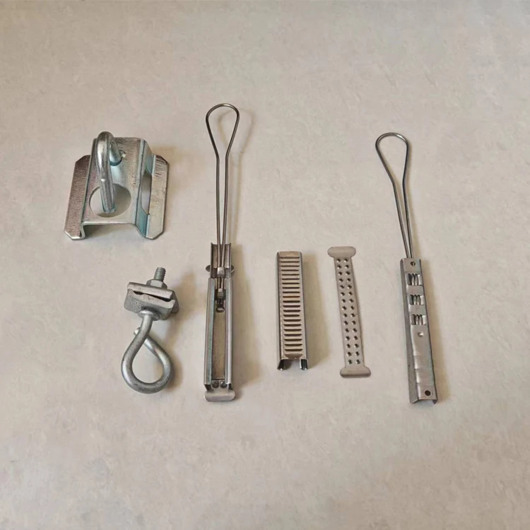 High Quality FTTH Outdoor Aerial Stainless Steel fiber optic drop wire cable clamp
